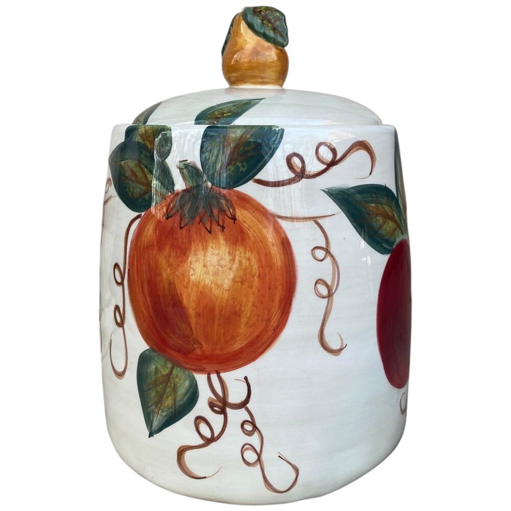 Ceramics Classica Venetian Tabletops Unlimited Canister Cookie Jar lid MEDIUM